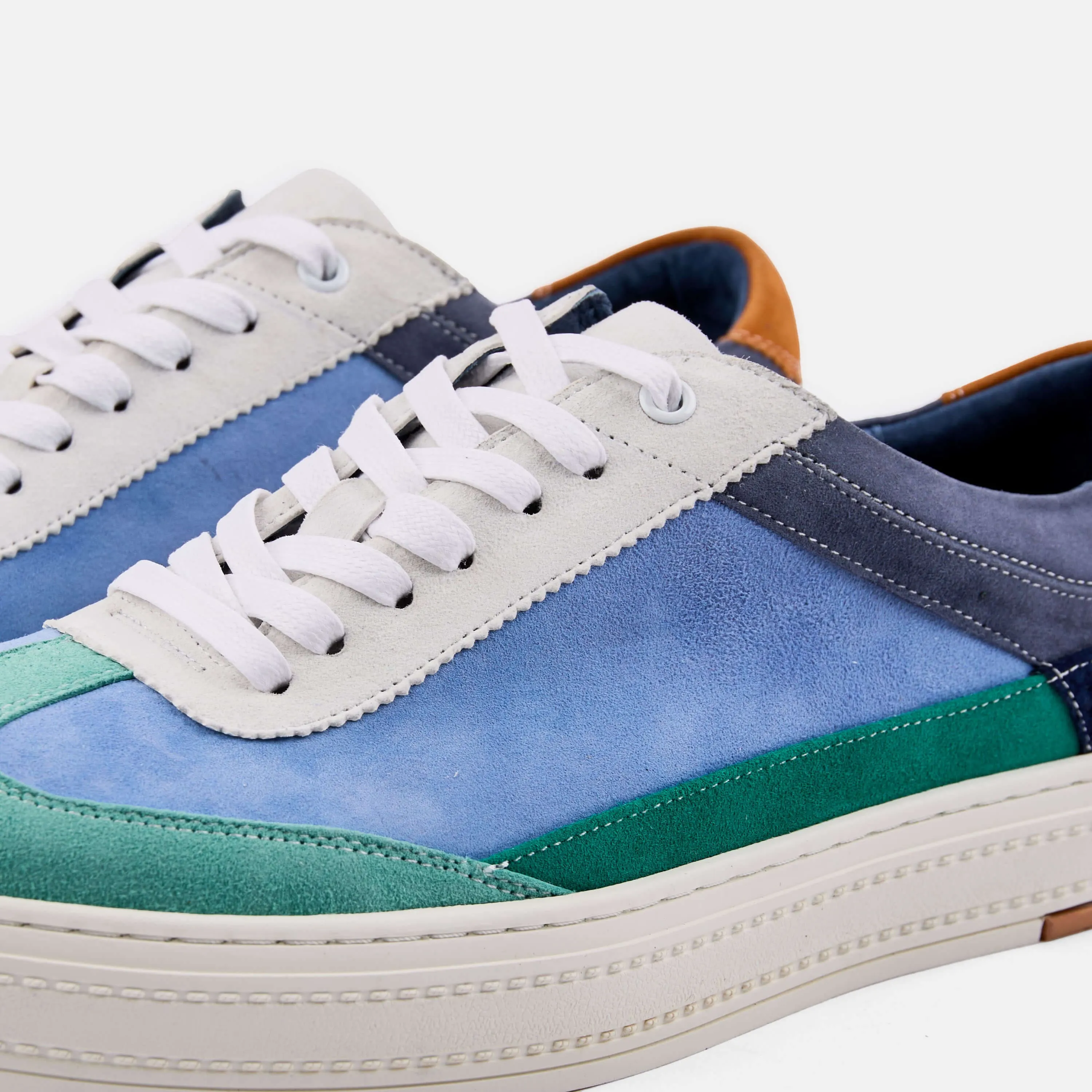 Captain Ocean Suede Sneakers