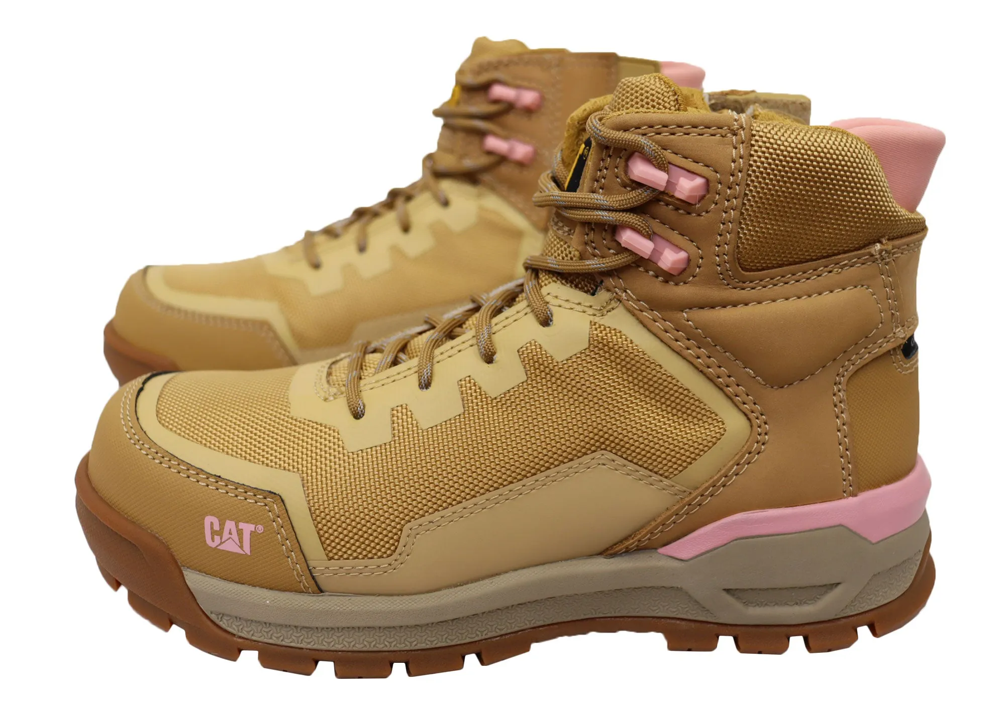 Caterpillar Propulsion Womens Leather Composite Toe Work Boots