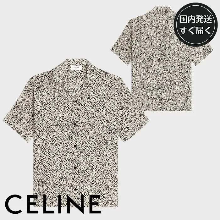 Celine Hawaiian Shirt - Printed Crepe de Chine - Order Now