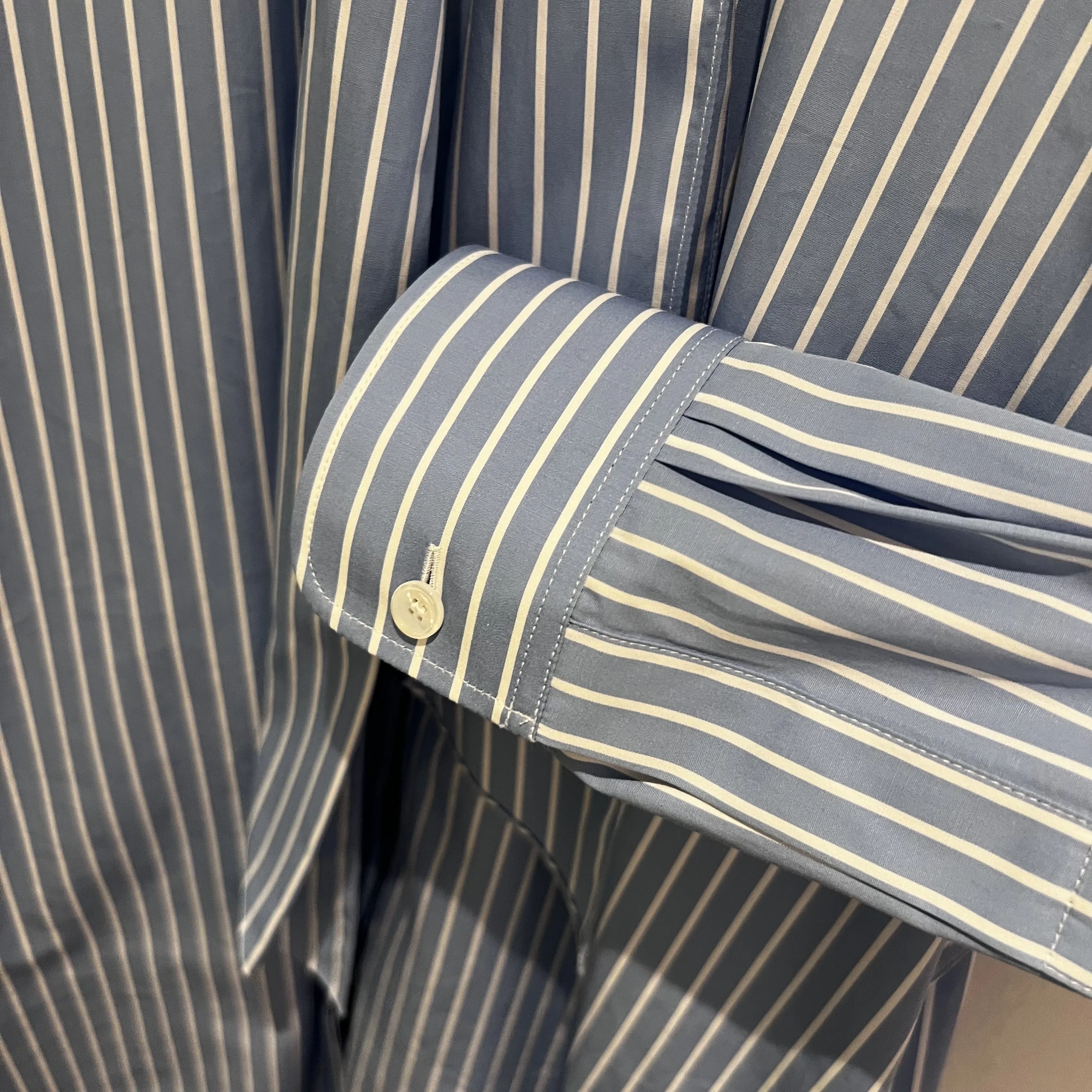 CELINE striped Poplin Lavallière shirt