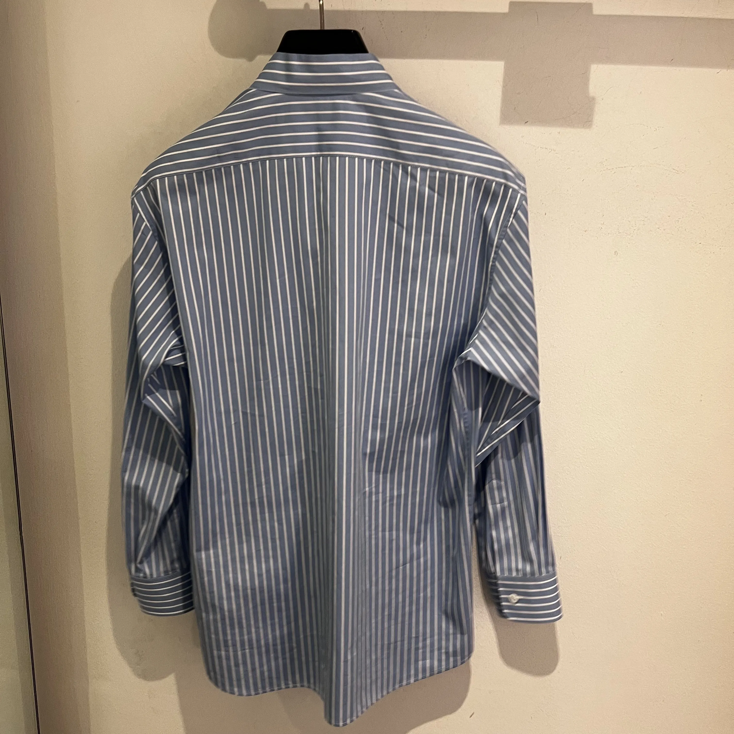 CELINE striped Poplin Lavallière shirt