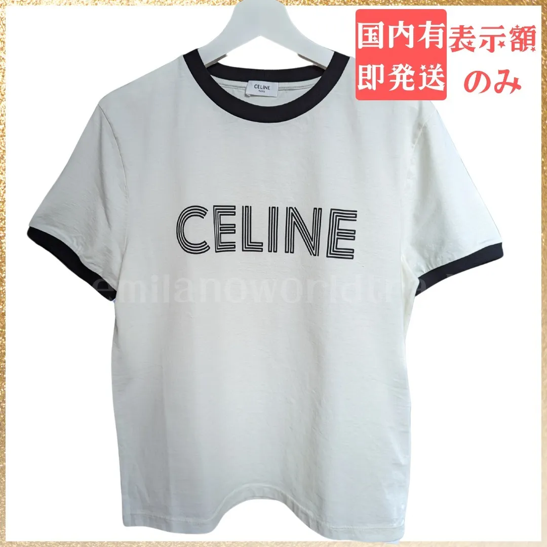 Celine T-shirt | Loose cotton jersey tee by Celine