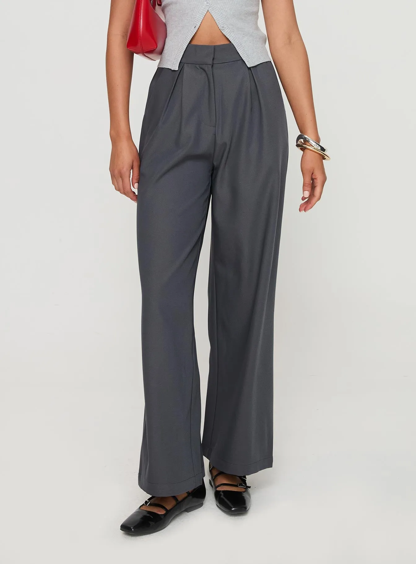 Charcoal Relaxed Pants