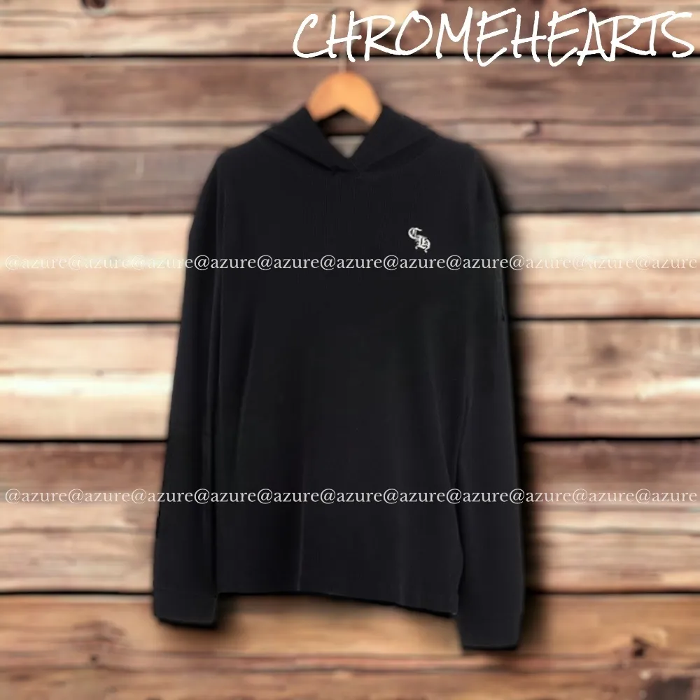 CHROME HEARTS unisex street style long sleeves plain logo