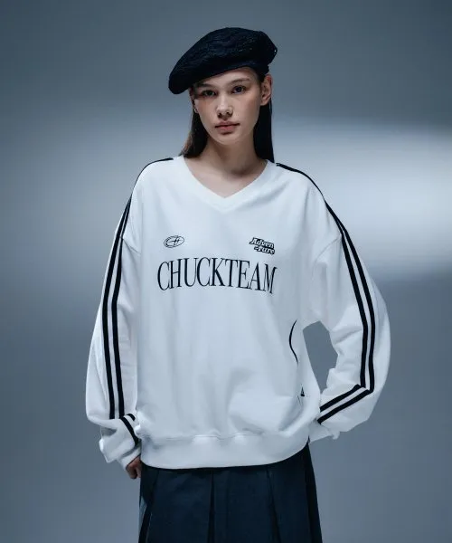 CHUCK long sleeve street style shirt with oversized logo