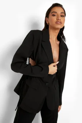 Cut Out Side Tailored Blazer