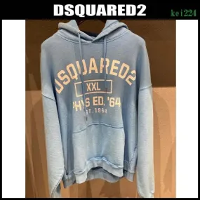 D Squared2 Street Style Long Sleeves Plain Cotton Logo Luxury Outlet