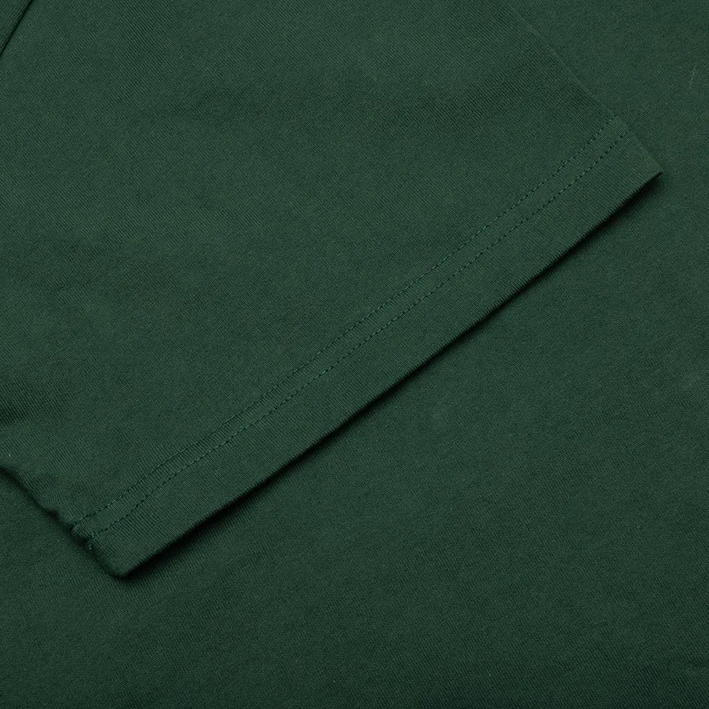 Dark Green Script Tee