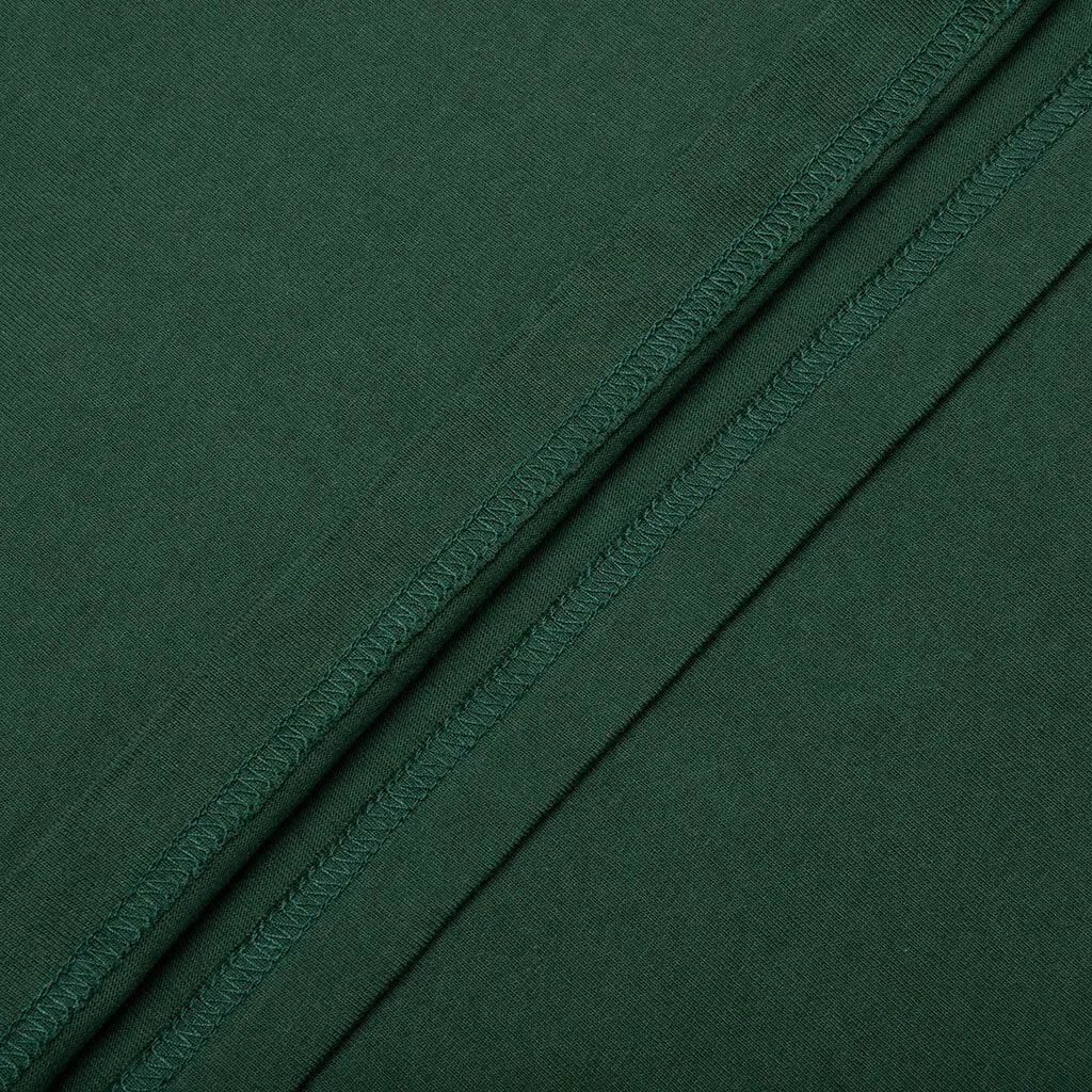 Dark Green Script Tee