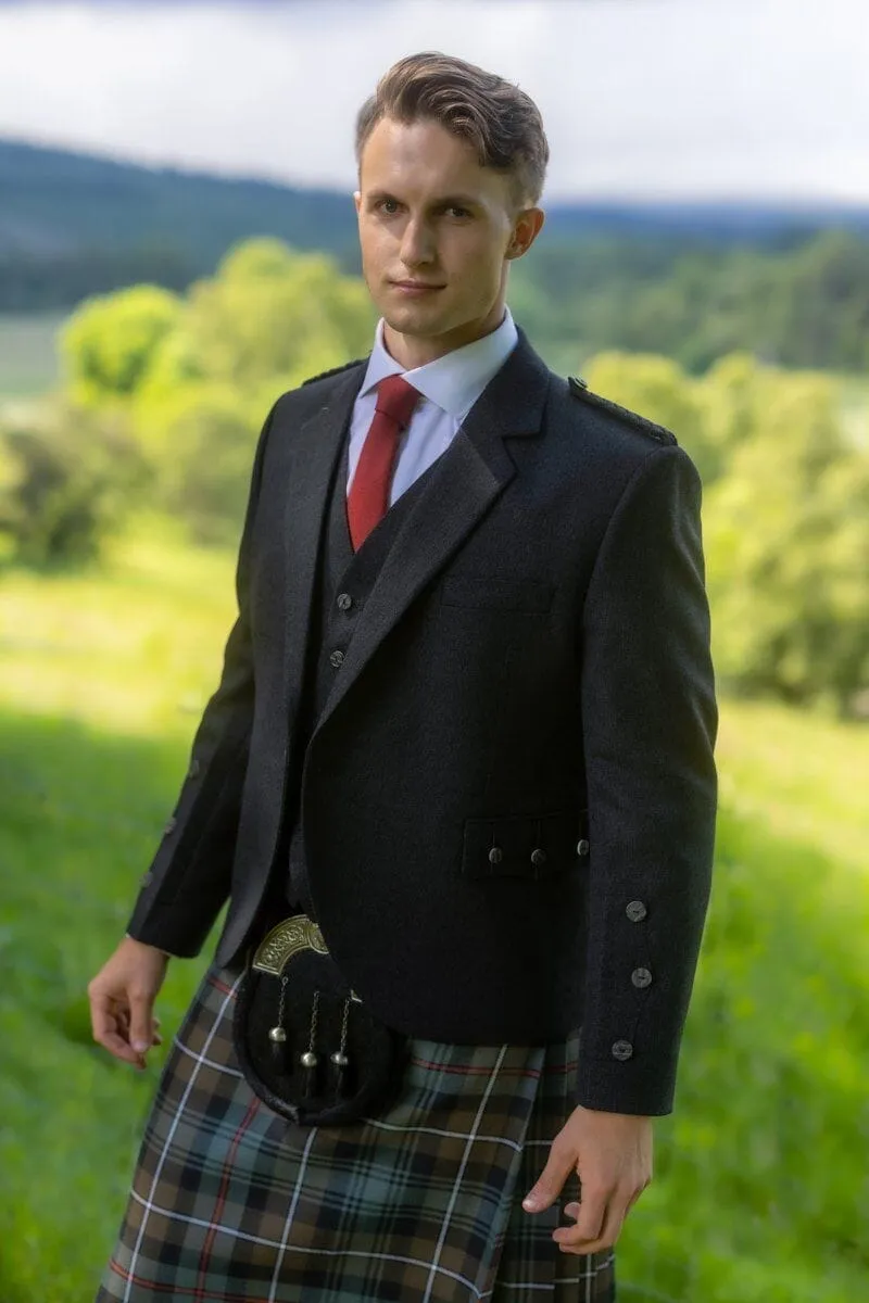 Deluxe Kilt for Men, Size W38, Length 24 - MacKenzie Hunting Weathered