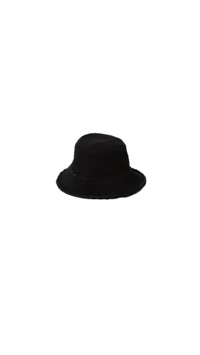 Denim Bucket Hat - Black: Men's Fashion Accessory