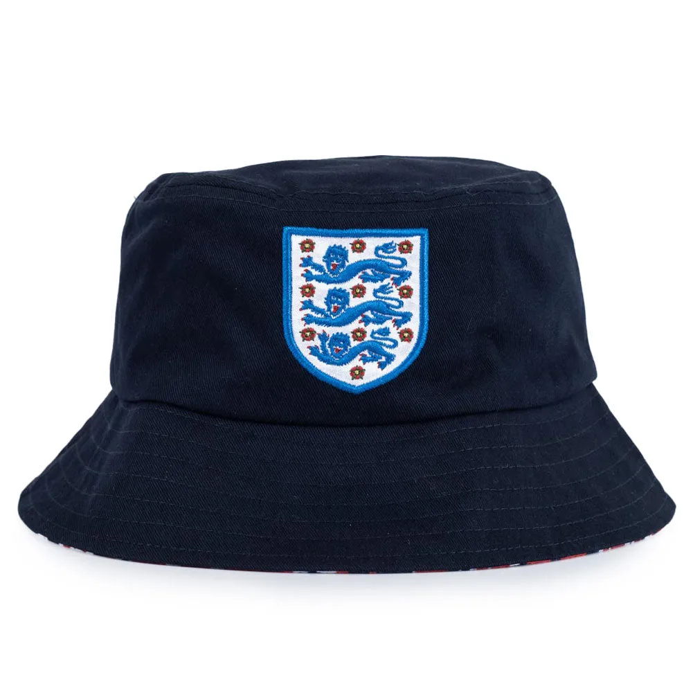 England FA Camo Bucket Hat - Reversible Design