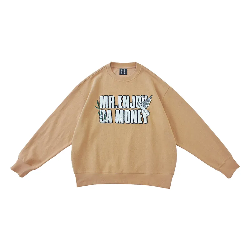 Enjoy Da Money | Unisex Street Style Long Sleeves Cotton Logo Hoodies