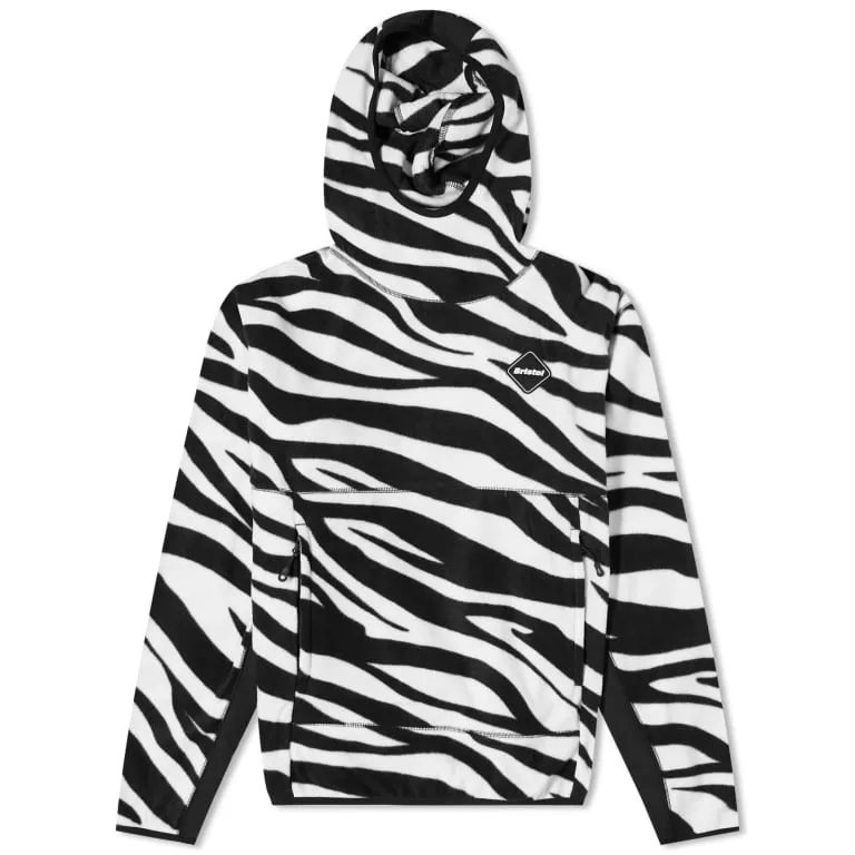 F.C.Real Bristol Zebra Patterns Unisex Street Style Long Sleeves Logo Hoodies