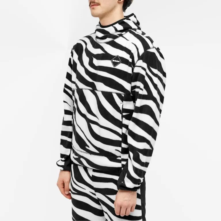 F.C.Real Bristol Zebra Patterns Unisex Street Style Long Sleeves Logo Hoodies