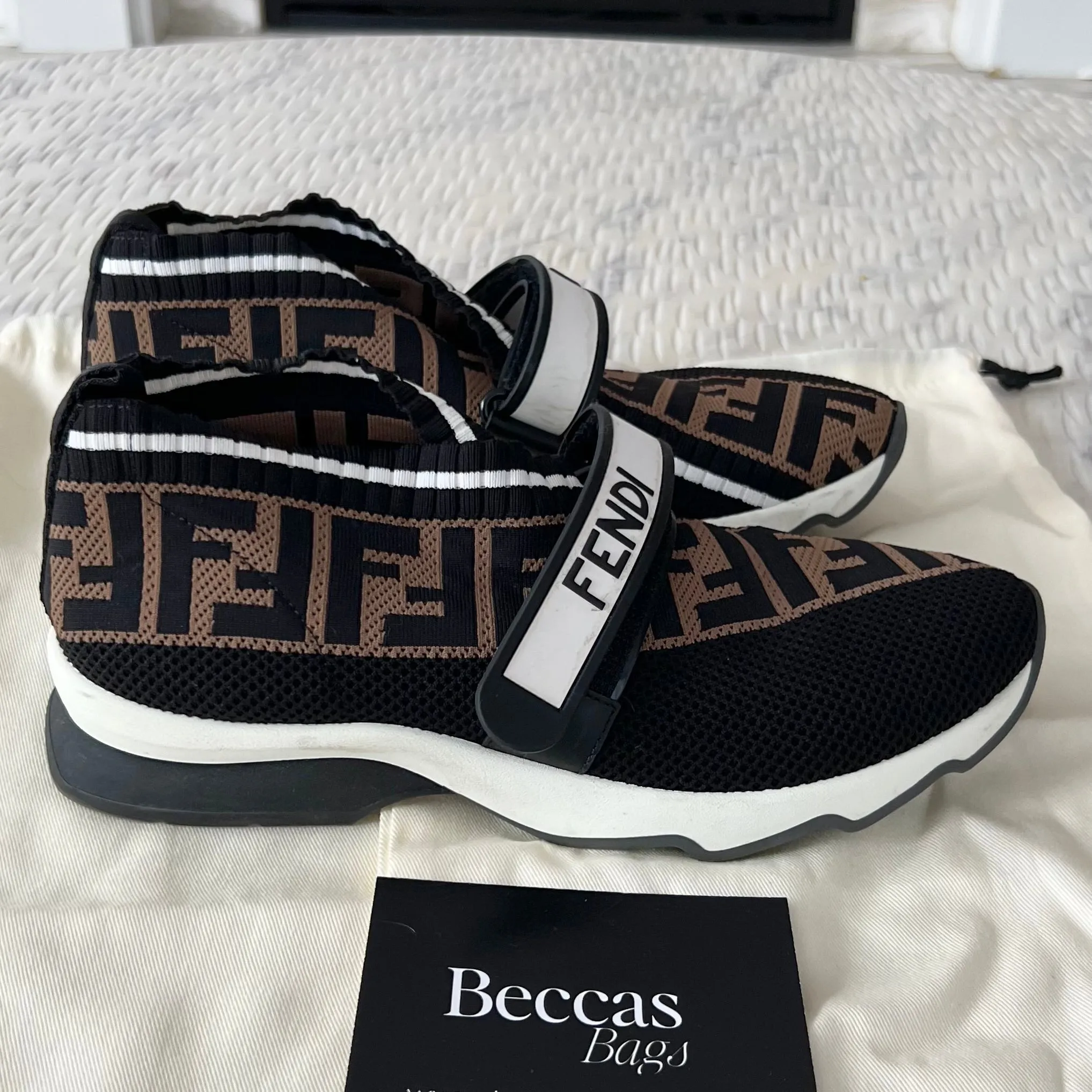 Fendi Fabric Sneakers