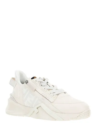 Fendi White Flow Sneakers