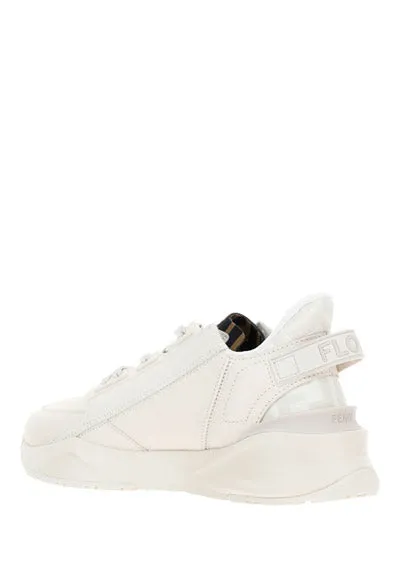 Fendi White Flow Sneakers