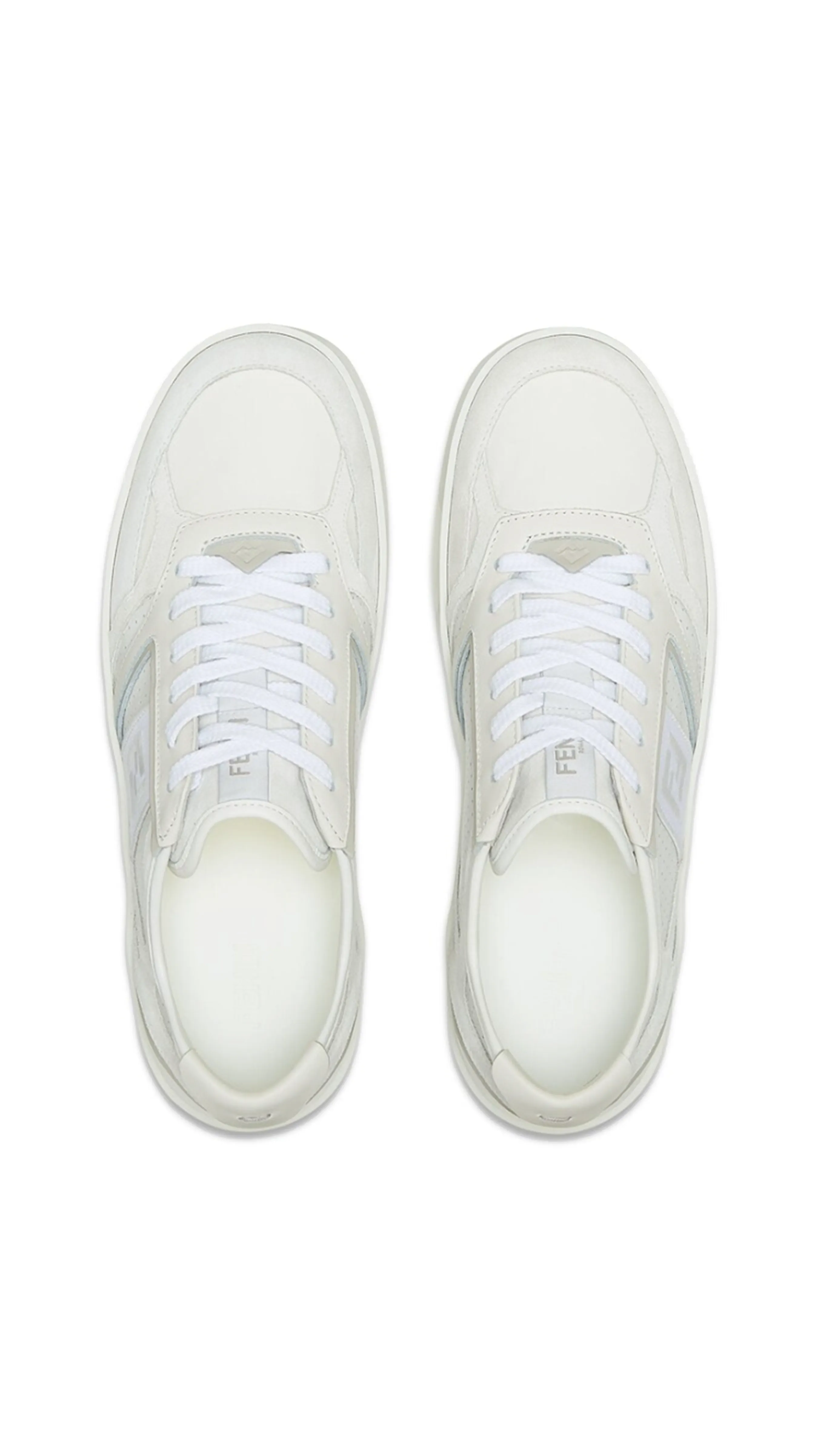 Fendi White Step Sneakers