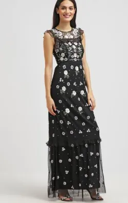 Flower Embroidered Dress