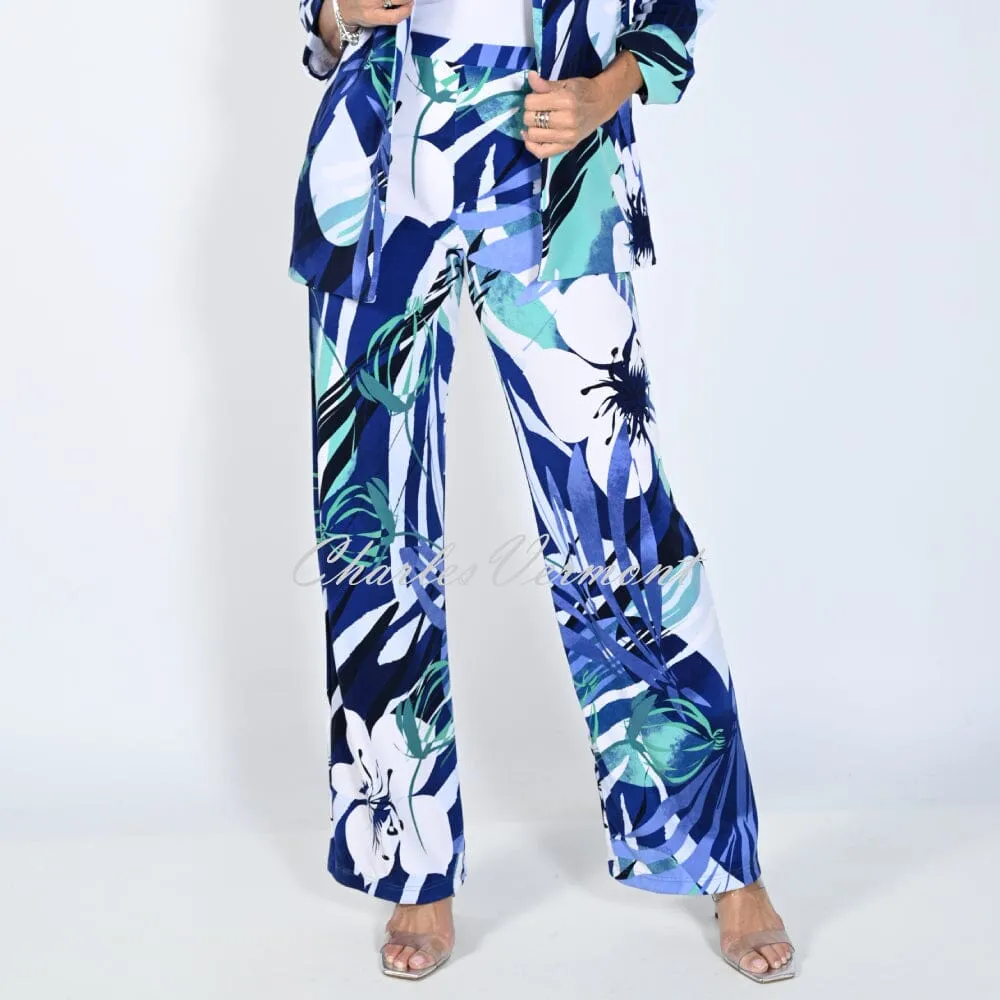 Frank Lyman Floral Print Palazzo Trousers - Style 231237