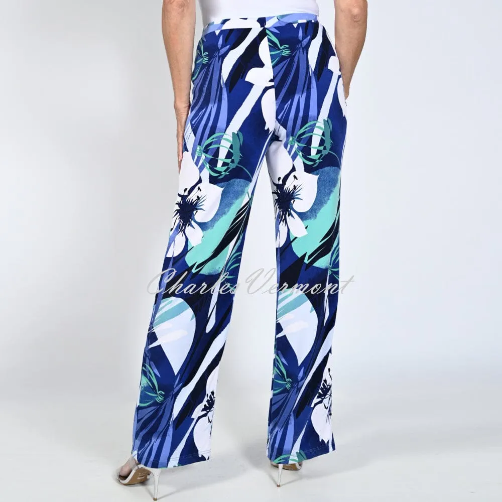 Frank Lyman Floral Print Palazzo Trousers - Style 231237