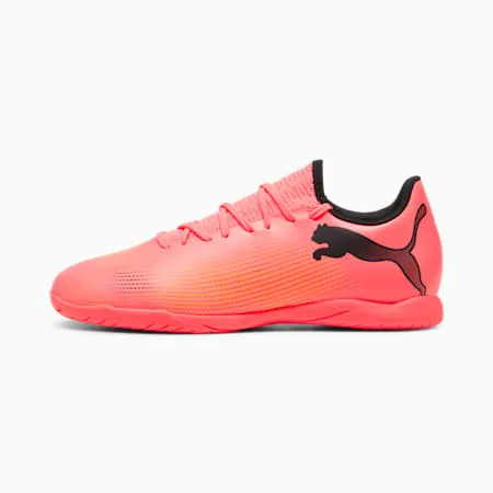 FUTURE 7 PLAY IT Men's Football Boots | Sunset Glow-PUMA Black-Sun Stream | PUMA Football | PUMA 