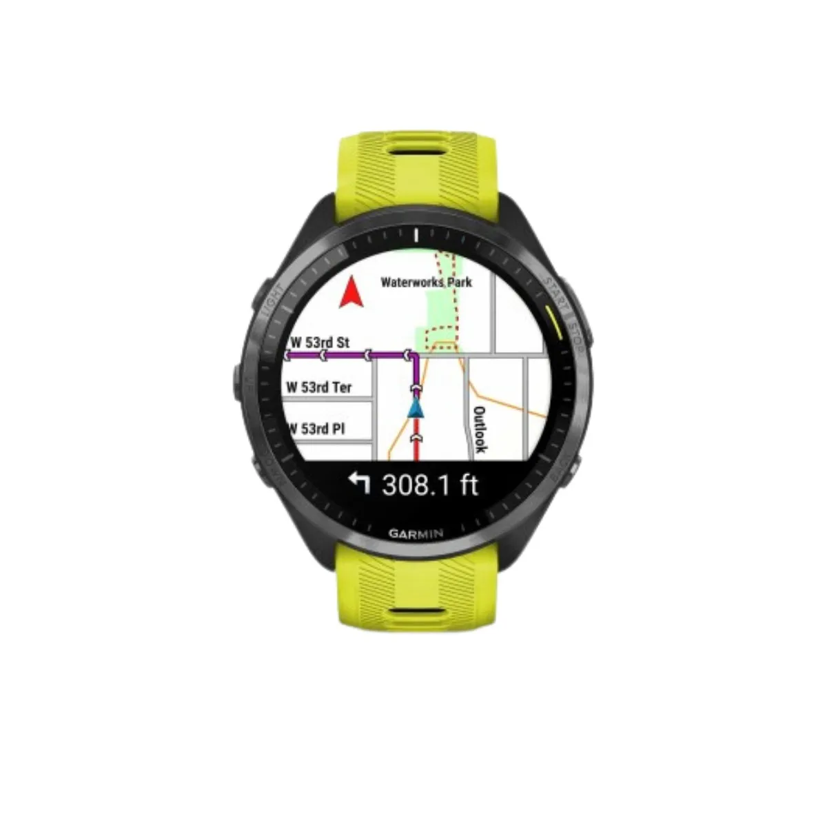 Garmin Forerunner 965 Yellow Black watch