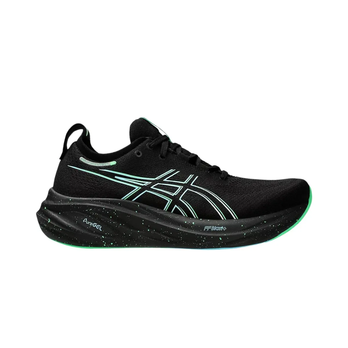 Gel-Nimbus 26 Black Green AW24 Running Shoes