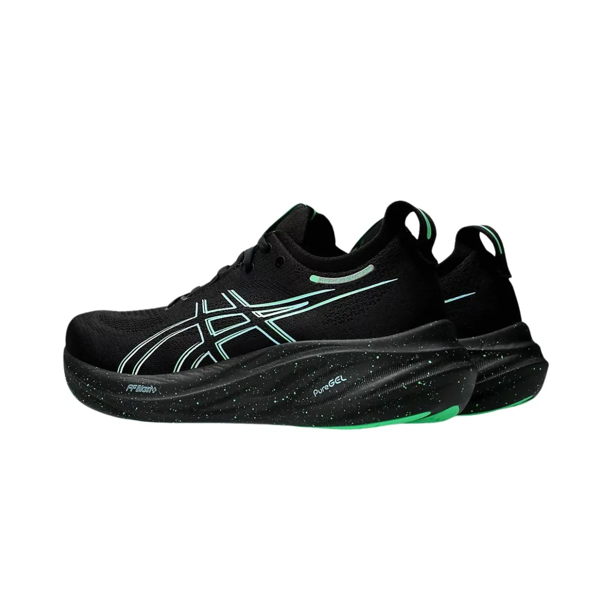 Gel-Nimbus 26 Black Green AW24 Running Shoes