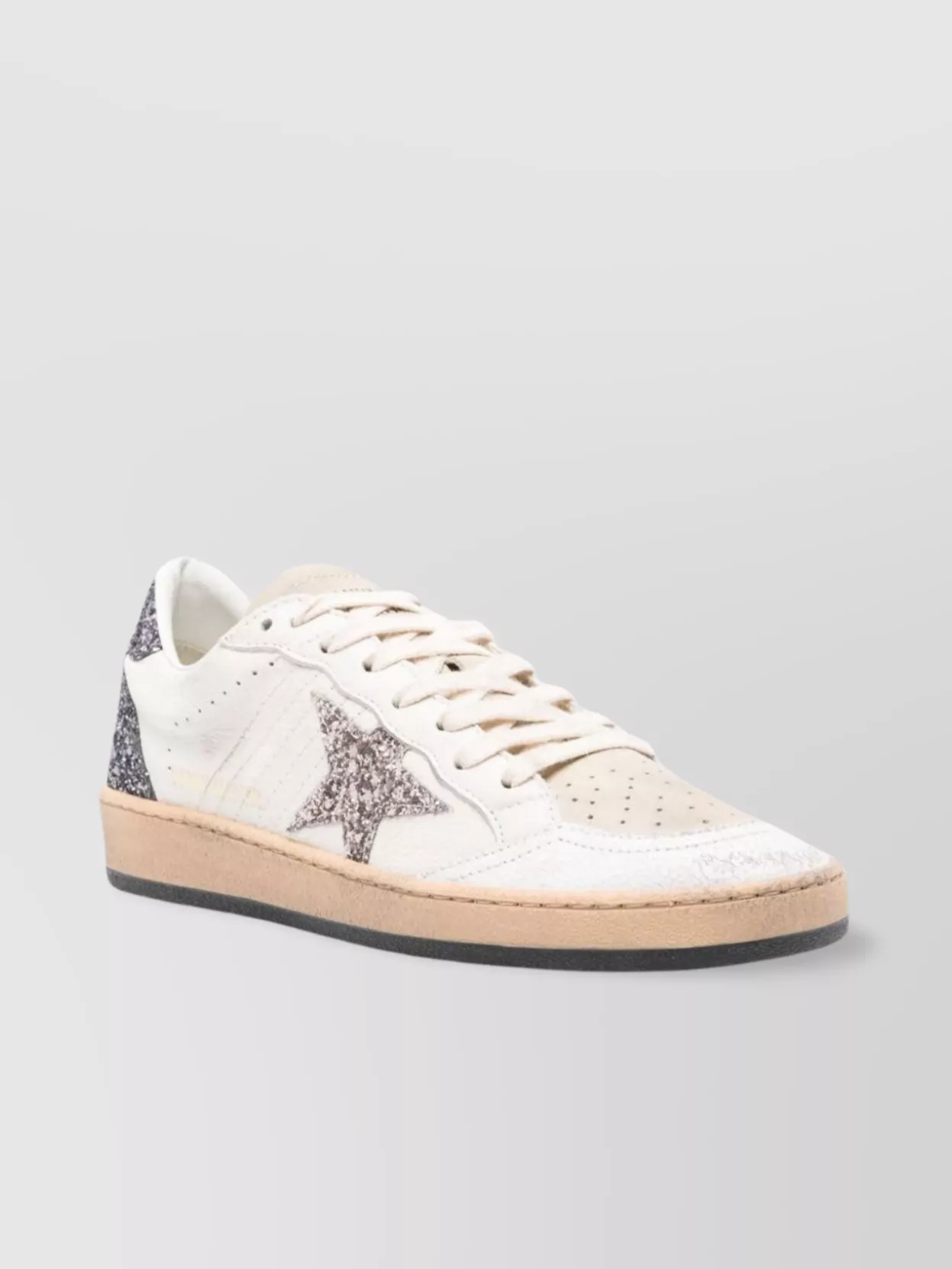 Golden Goose   Sneakers leather glitter detailing