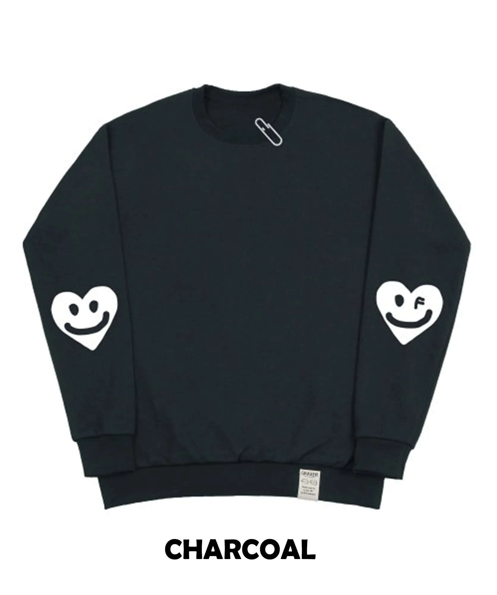 GRAVER | ELBOW DRAWING HEART SMILE SWEATSHIRT