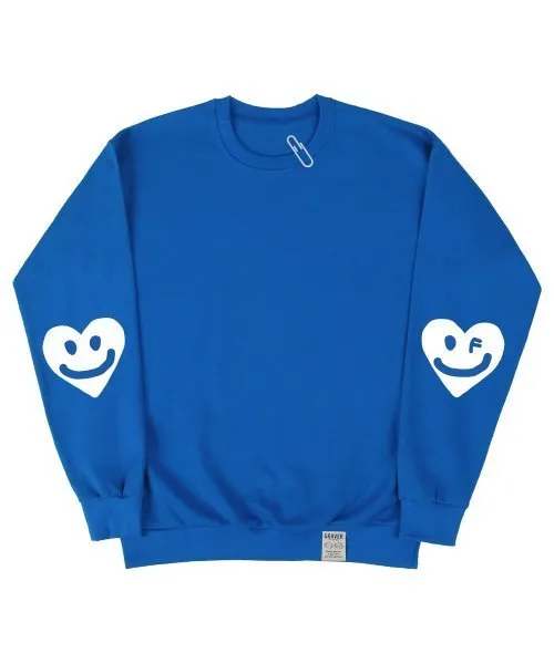 GRAVER | ELBOW DRAWING HEART SMILE SWEATSHIRT