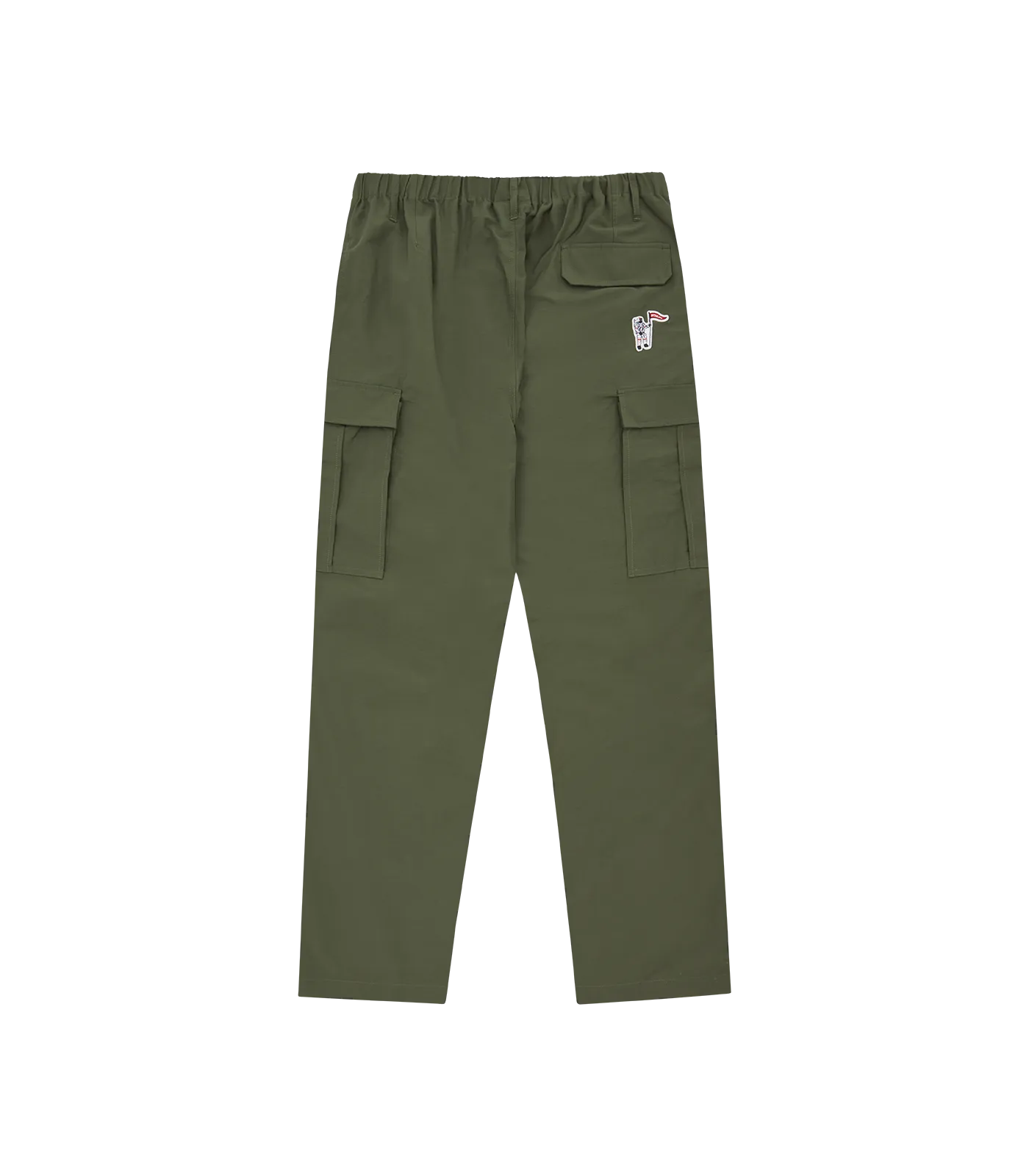 Green cargo pants.