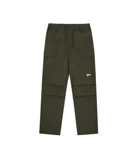 Green cargo pants.