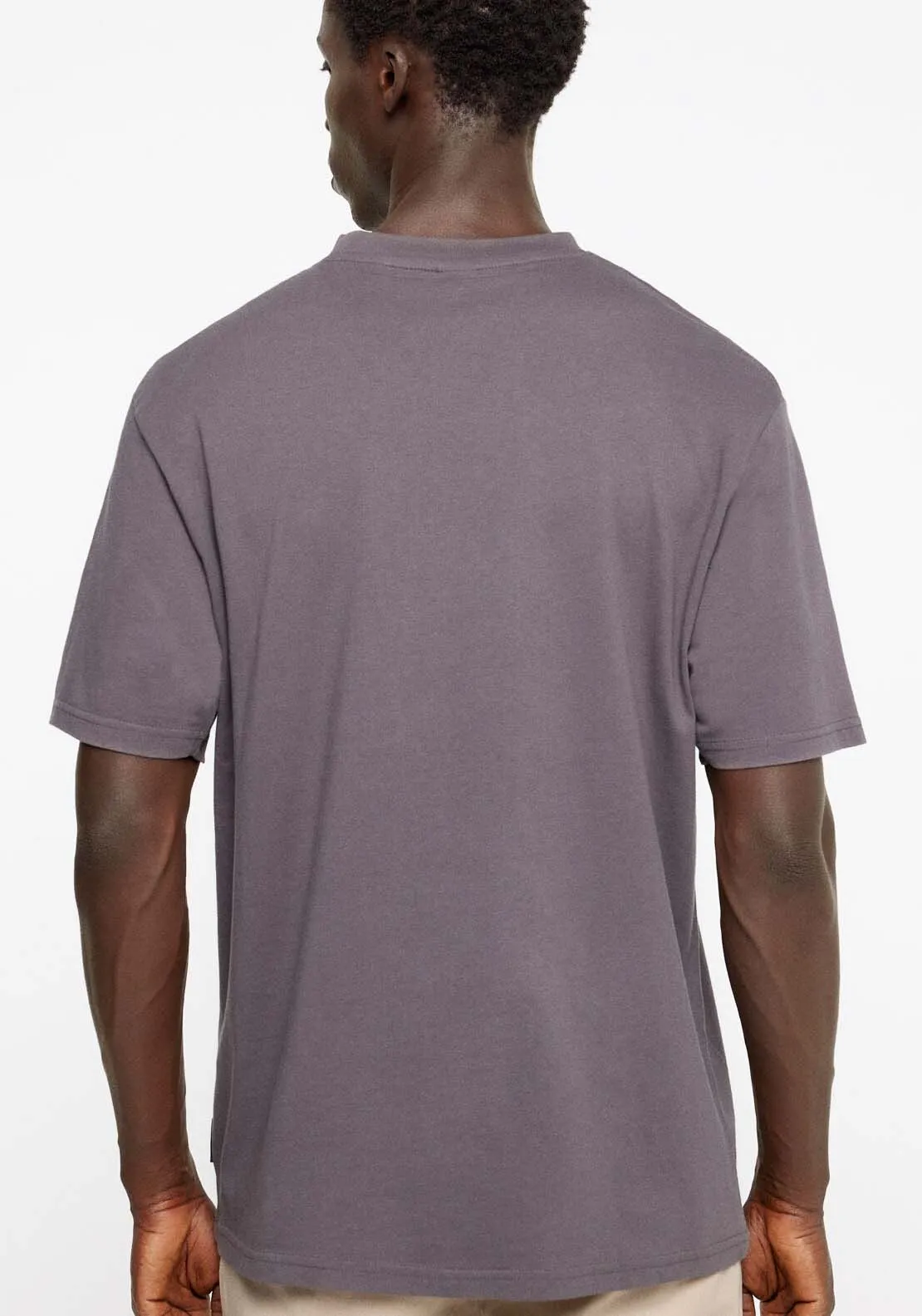 Grey photo print t-shirt.