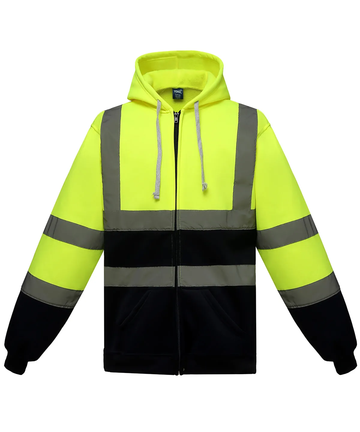 Hi-vis Zip Up Hoodie (YK012) by Yoko