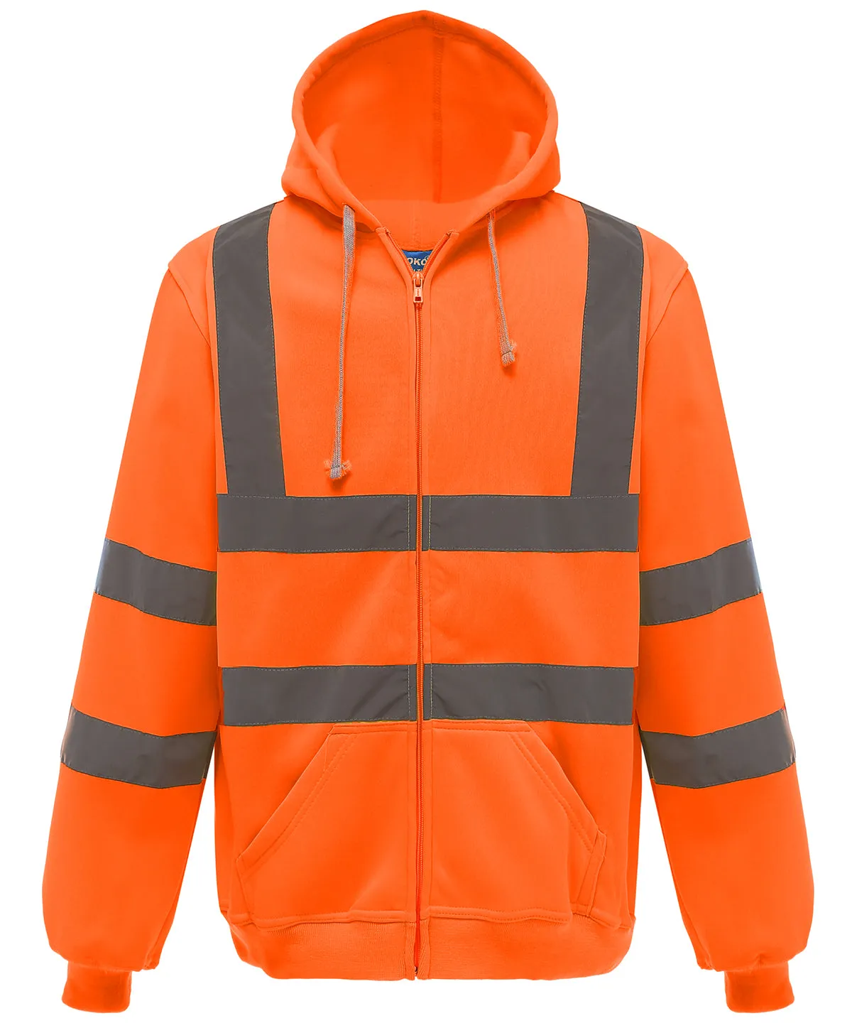 Hi-vis Zip Up Hoodie (YK012) by Yoko