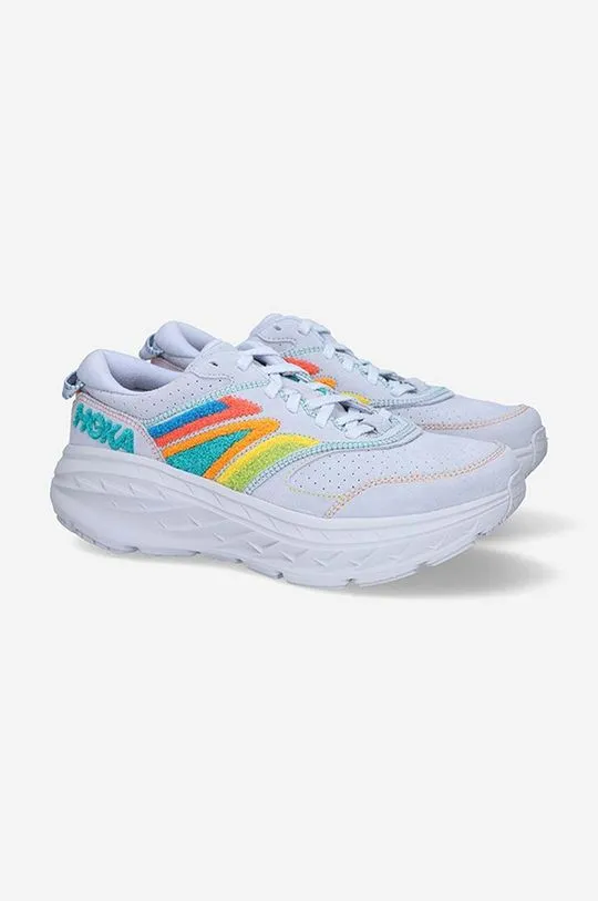 Hoka shoes Bondi L Embroidery white color