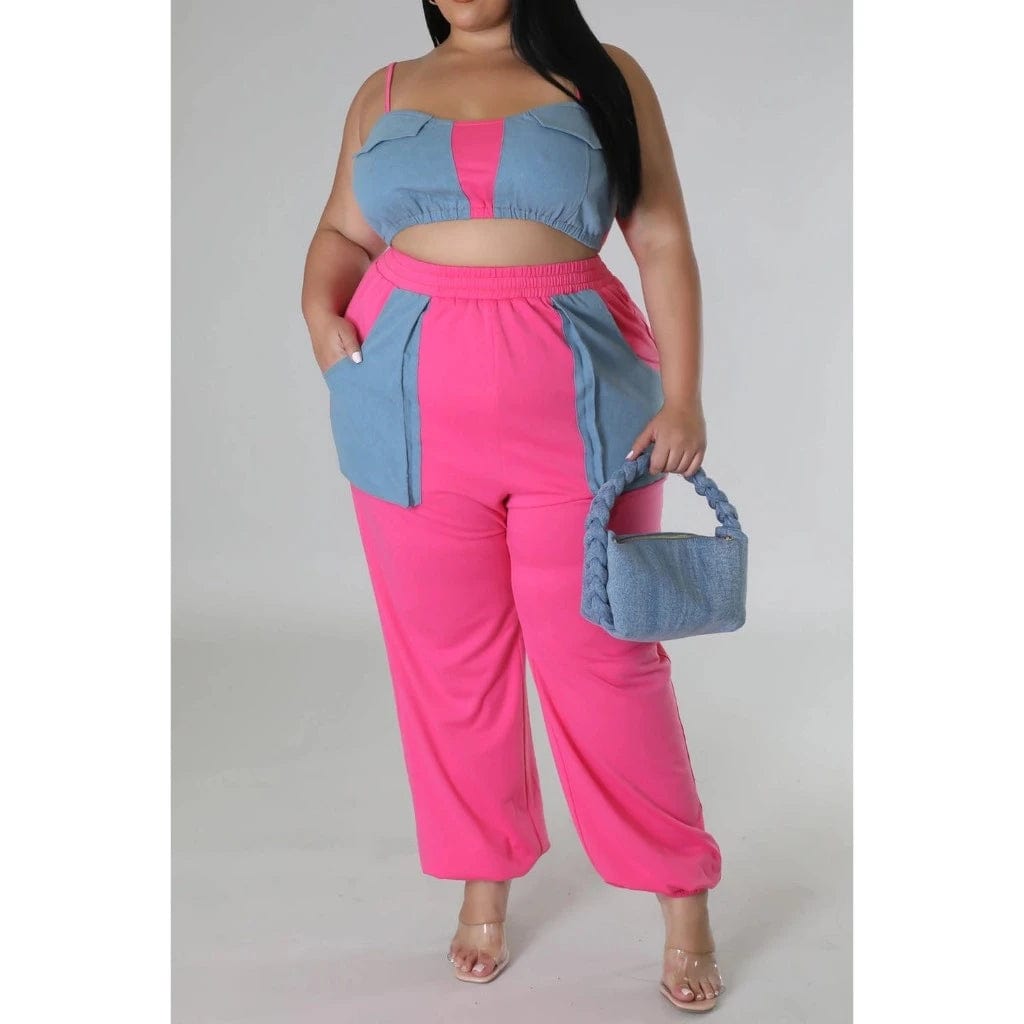 Hot Mama Pink Pants Set