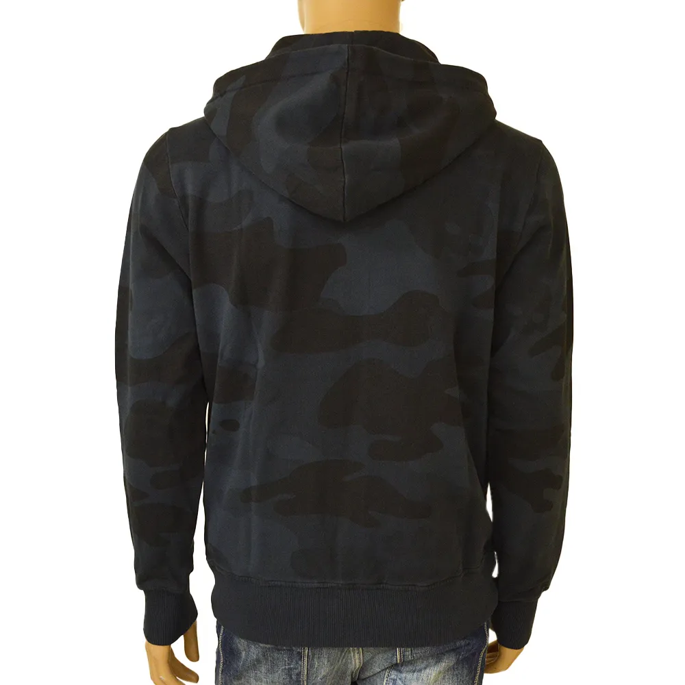 Hydrogen Skull Camo Street Style Long Sleeve Cotton Hoodie