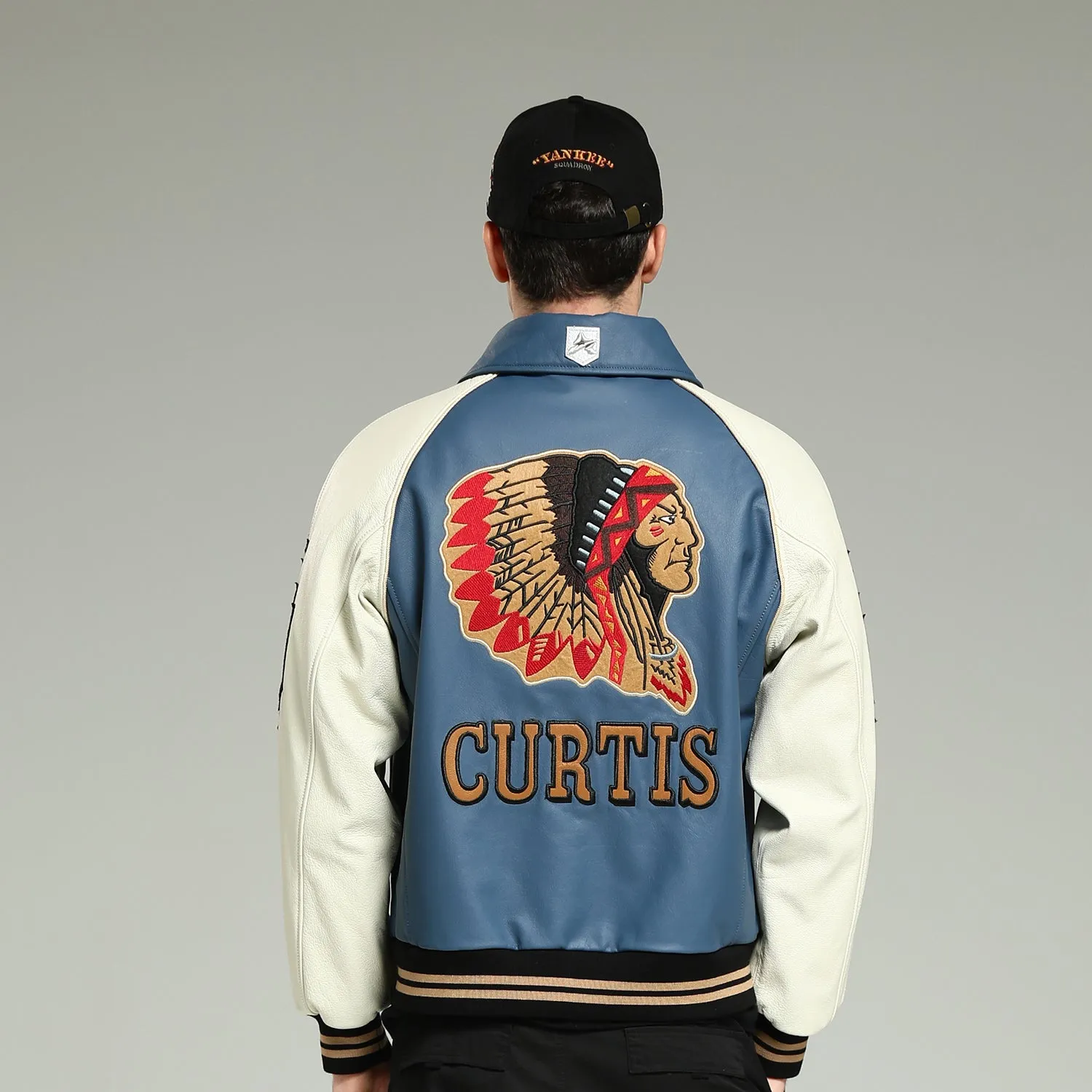 Indian chief embroidered jacket