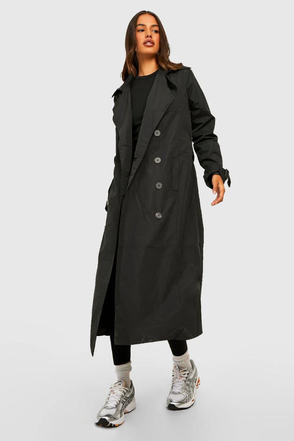 Jackets & Coats | Belted Trench Coat | boohoo