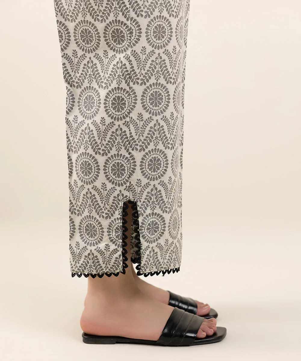 jacquard pants