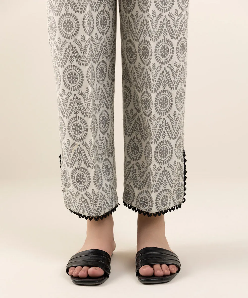 jacquard pants