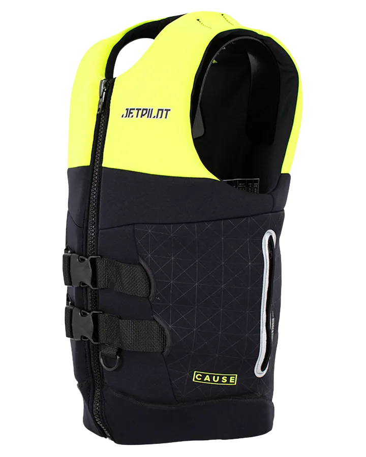 Jetpilot Mens S-Grip FE Neo Vest - Yellow Level 50 - 2023