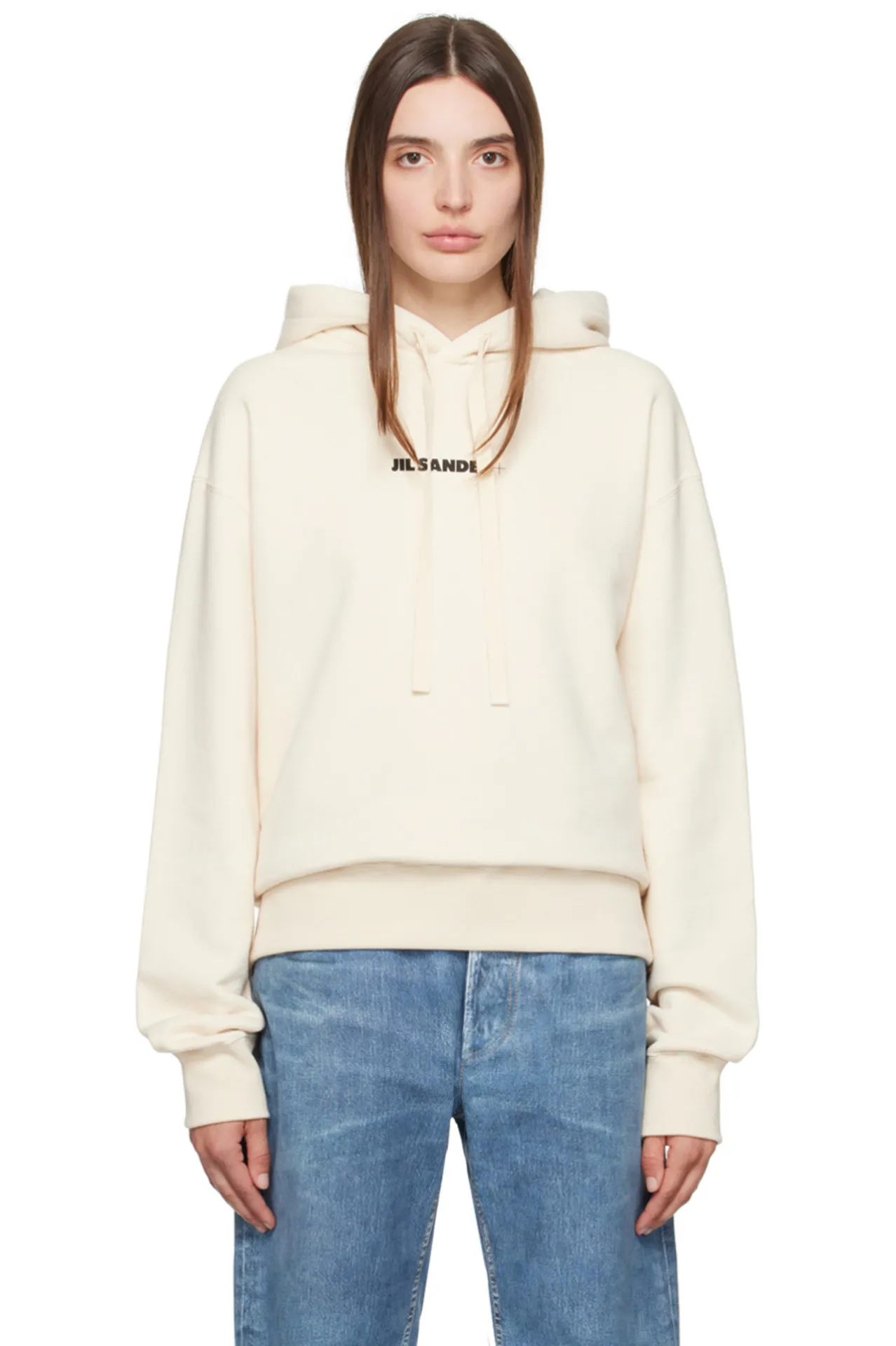 Jil Sander Street Style Long Sleeves Cotton Logo