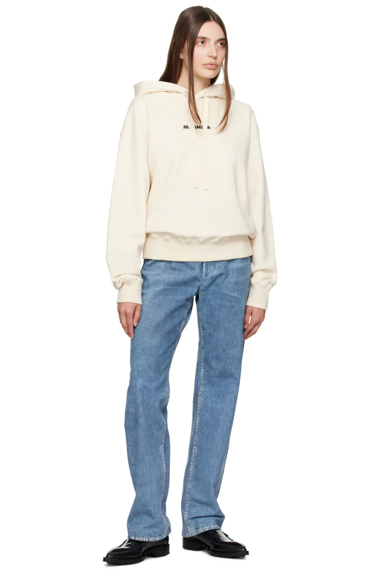 Jil Sander Street Style Long Sleeves Cotton Logo