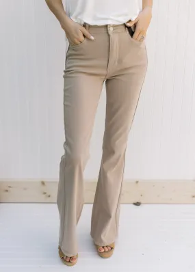 Judy Blue high waisted camel pants with tummy control.