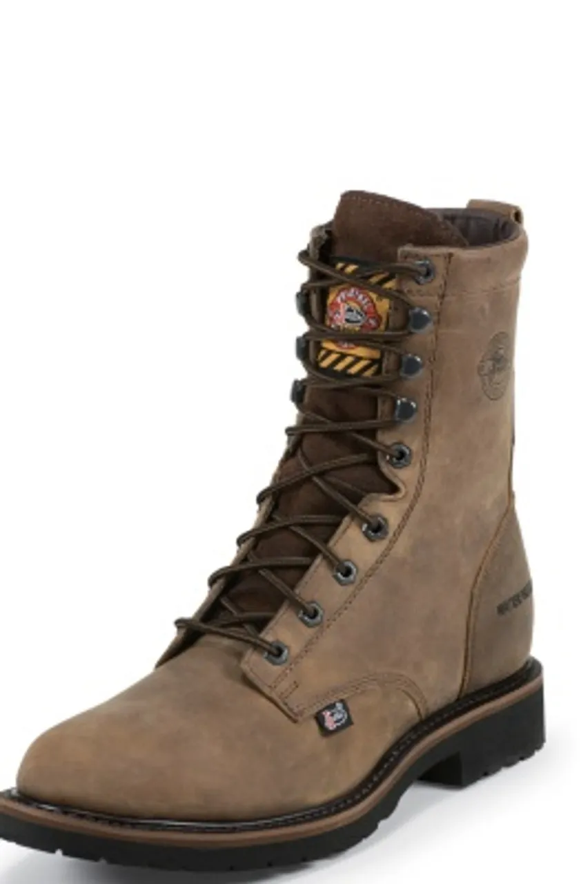 Justin Mens Boots WK960 8 8" Drywall"